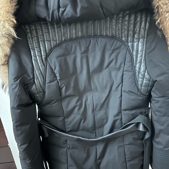 Women's RUDSAK Winter Fur Trim Coat - Picture 8 of 8